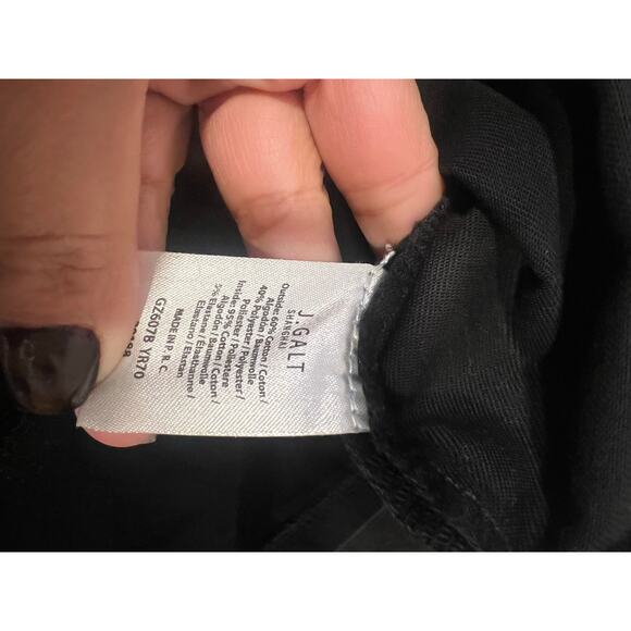 J. Galt Womens Black Preppy Academia Tennis Pleated Mini Skirt Medium Tenniscore - Picture 5 of 6